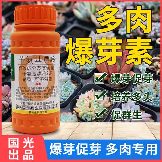 Guoguang polysucculent bud bursting hormone eubud stimulating side bud flower nutrient solution orchid bud bursting liquid cytokinin medicine 10ml