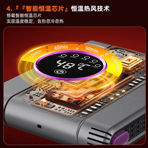 Shoe Dryer 2024 New Smart Dormitory Household Shoe Drying Deodorization Sterilization Shoe Dryer Machine Baking Shoe Quick-drying Artifact Black Myth Double V Bracket AI Intelligent Temperature Control