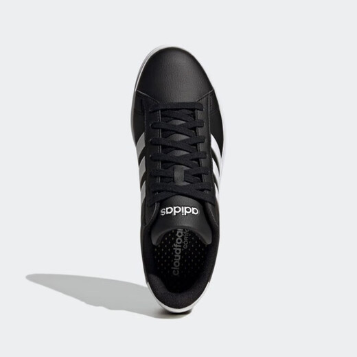 阿迪达斯（adidas）三条纹板鞋男女鞋2025夏季新款经典低帮运动鞋复古轻便学生休闲鞋 GW9196黑色 37 (230mm)