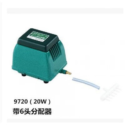
FHJQBACO atmospheric power oxygen pump oxygen enhancement pump fish tank fish pond oxygen enhancement fish farming aquarium oxygen supplement pump ACO-9720 (20W) 6 holes