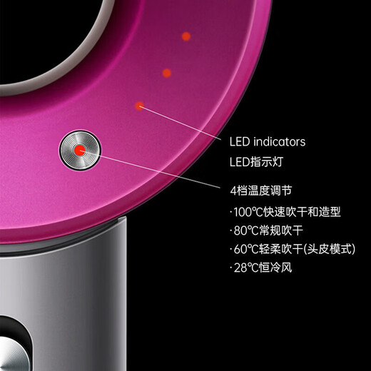 Forest Series Huaqiangbei Official 5 Billion Negative Ions Leafless Hair Dryer Home Silent Negative Ions High Power Does Not Harm Hair High Speed High Wind Hair Dryer Constant Temperature Official Original丨Sunset Rose Single Air Nozzle 5 Billion Hydrating Negative Ions Forest Series Three Generations Hair Dryer