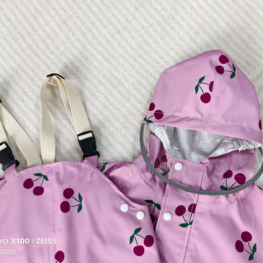 Children's raincoat 2024 split children's raincoat for men and women baby waterproof overalls raincoat for primary school students in kindergarten Lemon--upgraded with lining S S