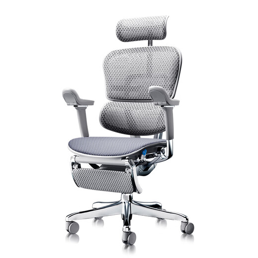 Ergonor Jinhao E2/Jinhao E2 Pro high-end ergonomic chair, computer chair, office chair, home gaming chair, Jinhao E2 Pro silver white (Yunsen Technology Seat Cushion) + Lying Shubao, whole chair delivery, door-to-door delivery
