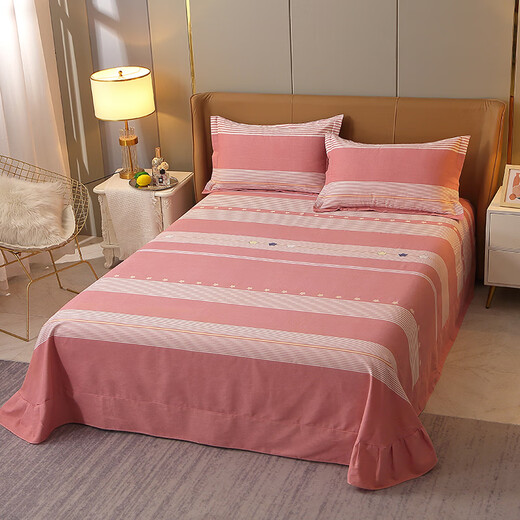 Edi Meng Engrosado peludo de algodón puro de algodón de algodón estampado de lámina de cuatro piezas de cuatro piezas Beddina peluda de invierno Doble JM653 Miranda 1.5m Cama (180*220 cm Cubierta nórdica)