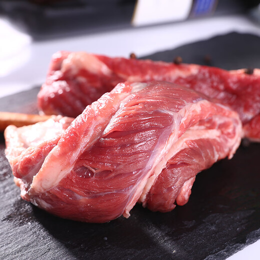 伊赛国产谷饲黄牛 原切去骨牛肋条2斤 清真生鲜牛肉烧烤炖煮