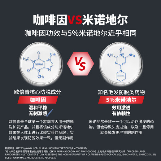 欧倍青（Alpecin）德国进口 咖啡因防脱洗发水养发固发洗发露男女控油洗头膏 250ml