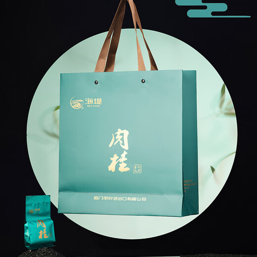 海堤（SEA DYKE）中茶乌龙茶武夷岩茶肉桂特级256g中火礼盒装茶叶商务送礼送长辈