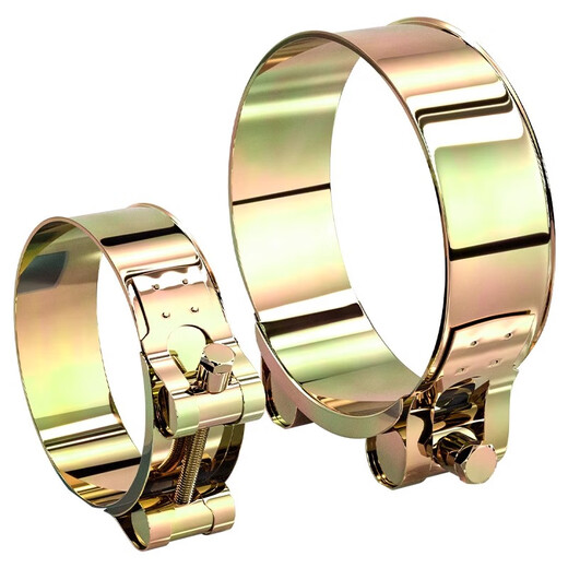 Tianzhuo Hardware strong type hose hoop galvanized thickened European pipe hoop heavy duty pipe clamp hoop clamp tight hoop stainless steel water pipe oil pipe 32-35mm 5 pcs