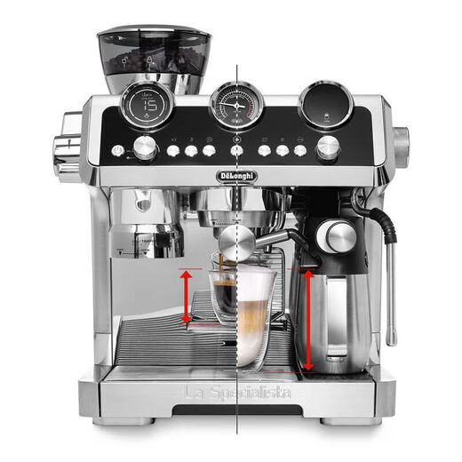 Delonghi EC9865.m Silver Knight Machine de café semi-automatique Machine à brasserie froide de petite maison italienne 9255 blanc + assurance conjointe + facture + aucun