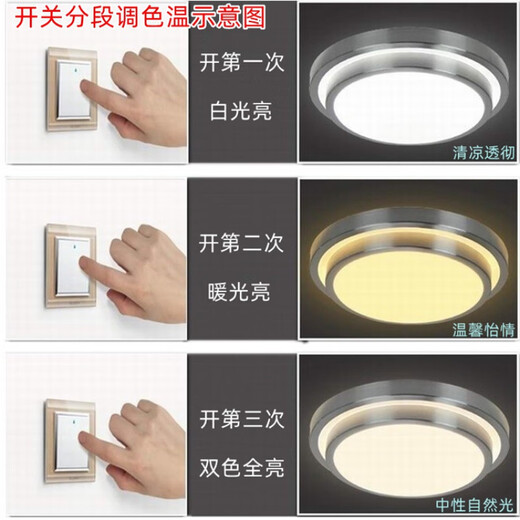 LED two-color two-wire driver round shell remote control intelligent dimming color temperature power supply Gemei Promise 3600mA2 two-wire two-color 121-140F 3200mA round shell