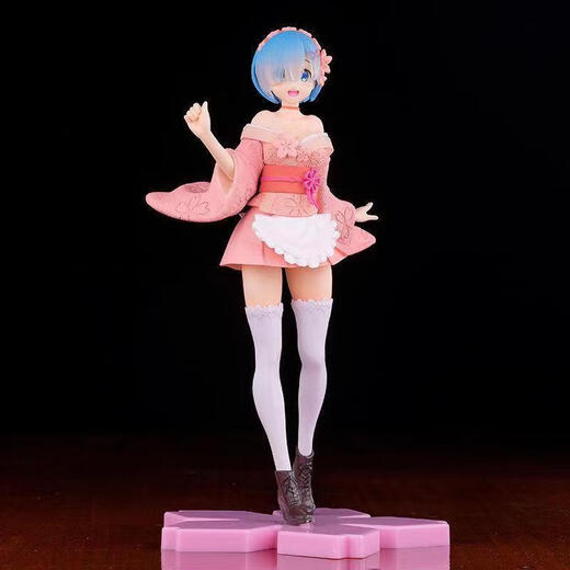 Re von Grund auf neu, Leben in einer anderen Welt, Katzenerem, Sakura Rem Model Figur Ornamente, Stuhl RAM [ca. 15 cm hoch]