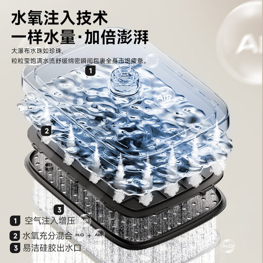 惠达（HUIDA）卫浴家用淋浴花洒套装精铜龙头淋雨屏喷头恒温沐浴器 DW727冷热【精铜水路.智能数显】