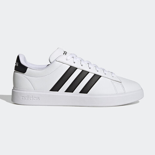 Adidas men's shoes casual shoes women's shoes summer new sports shoes GRAND COURT 2.0 fashionable and versatile low-top shoes GW9195/white 42 (260mm)