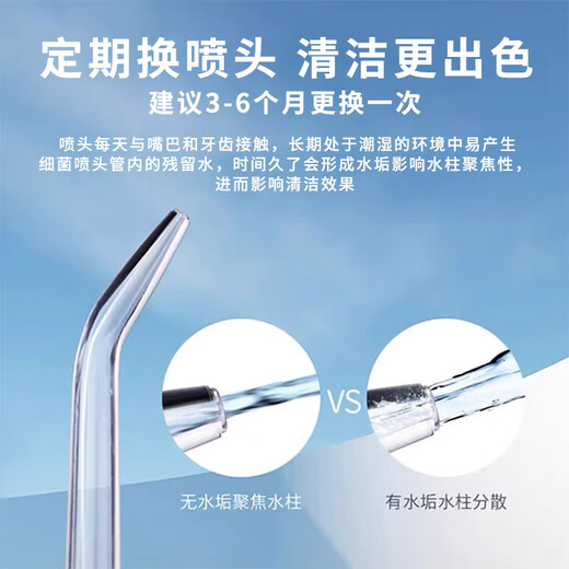 Enpuly Dooth Flushing Boquilla de reemplazo de boquilla de reemplazo de la lavadora de dientes Accesorios de hilo dental Bolsa de ortodoncia y826 [Limpieza diaria] Boquilla estándar 2