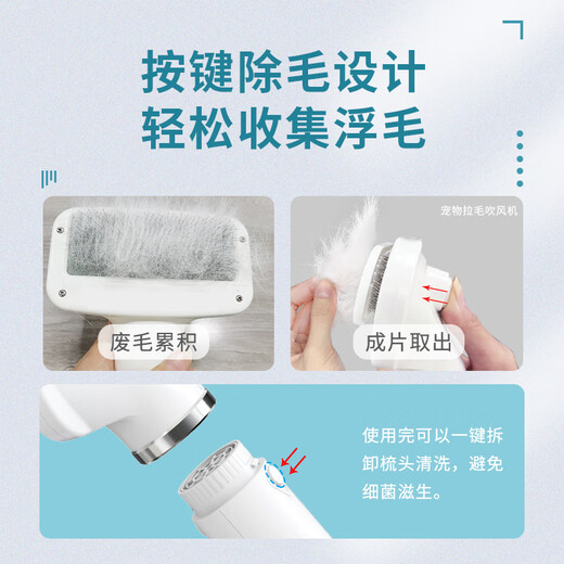 LAIWANG Brothers Secador de cabello para mascotas y perros Bañándose cabello soplando agua Máquina de soplado Secadora PD-9900 Blanco