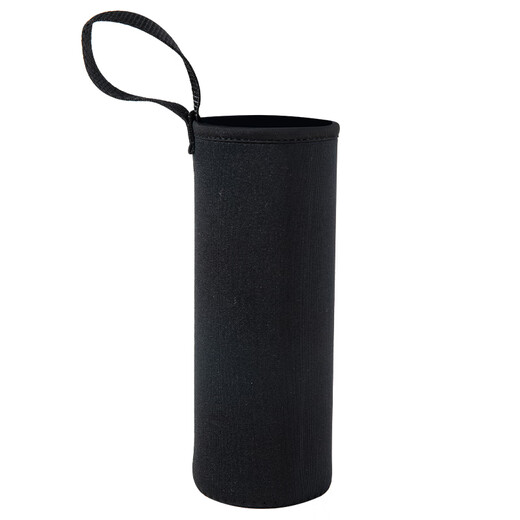 Cup cover, thermos cup protective cover, diagonal across, universal water cup cover, anti-fall, heat insulation, anti-scalding, glass cup bag, simple carrying rope, small black size (6cm*13cm) 1 piece, no Specifications
