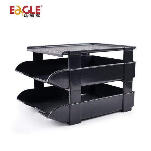 Eagle Office suministra una rejilla de almacenamiento de archivos de escritorio 9721 superficie de caucho multifuncional de plástico 1 paquete