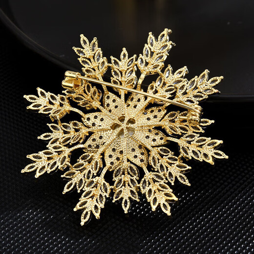 Dingjing brooch, high-end women's brand corsage, silk scarf buckle pin, birthday gift for girls, niche and practical, TL168 elegant brooch, 3-piece set, gift box