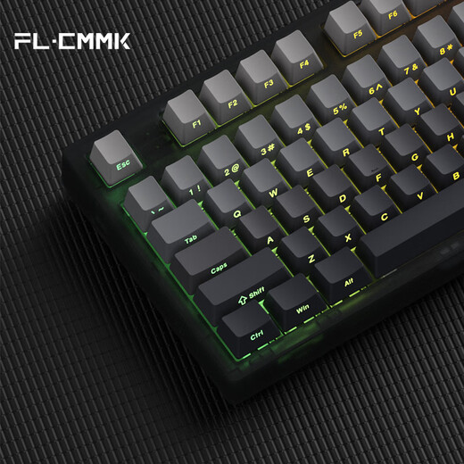 腹灵MK870Pro&MK-Pad 108键黑莓侧刻机械键盘三模黑曜石蓝牙有线无线蓝牙客制化电脑游戏办公 三模黑曜石（含MK-Pad）-墨影侧刻 KTT茶轴