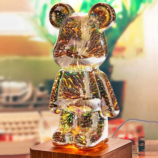 
Jianyi decoration home glowing violent bear birthday gift for girls practical and heart-warming high-end night light bedside atmosphere light