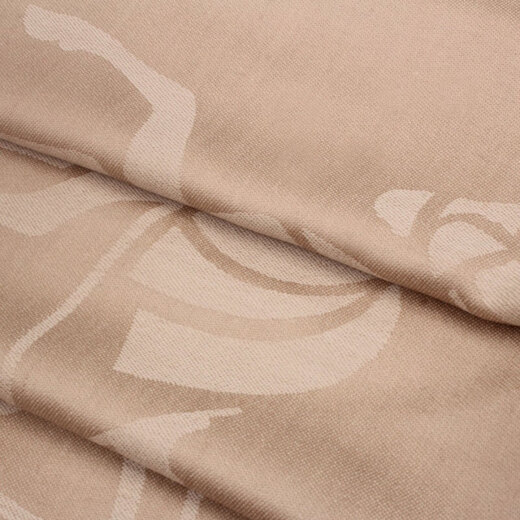 CoaCH (COACH) CoaCH Women's JUMBO Carriage Pattern Solid Color Tassel Scarf Valentine's Day Gift Taupe CQ719TAU