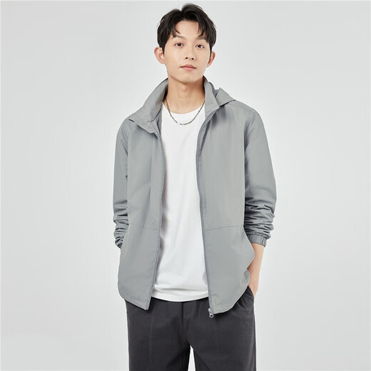 Giordano sports jacket men's water-repellent anti-static outdoor storage hat jacket men's 13072827