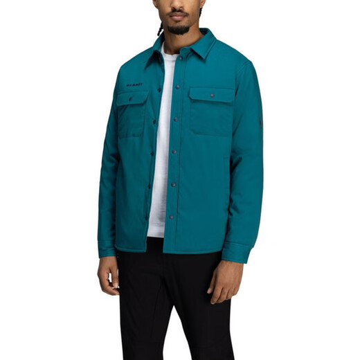 MAMMUT Seon Collar Solid Color Long Sleeve Thermal Shirt Men's Black/Black L