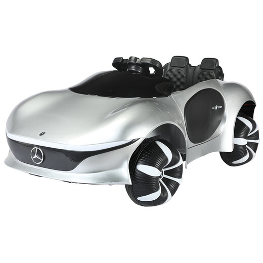 Chichengtong children's electric car can be seated for people remote control children's car children's electric car four-wheel remote control toy car painted silver high-end four-wheel drive large battery wheel lamp seat