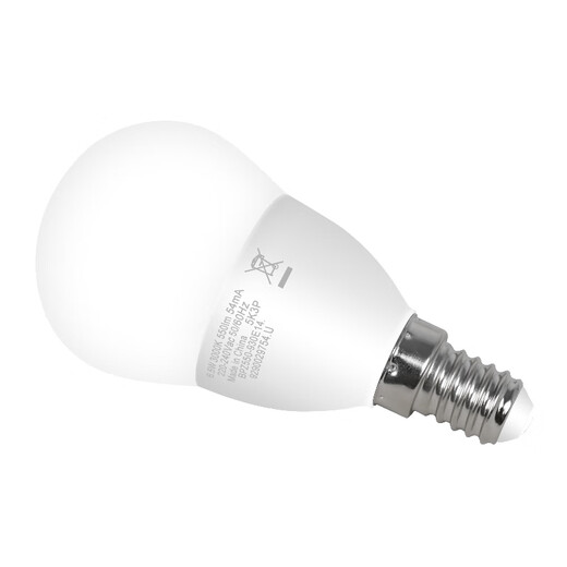 Philips (PHILIPS) constant-brightness LED bulb high-brightness energy-saving bulb lighting source E14 small screw mouth 6.5W white light 6500K true color version