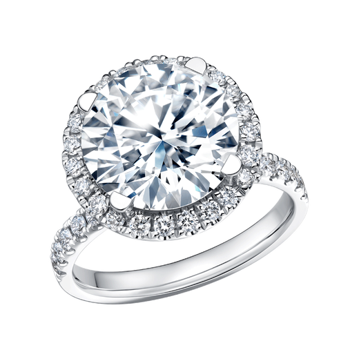 DR Proposal Diamond Ring Platinum THEONE&ONLY Simple Luxury Wedding Carat Diamond Ring New Product for Women WJ0385 2 Carat H Color SI1 3EX NON