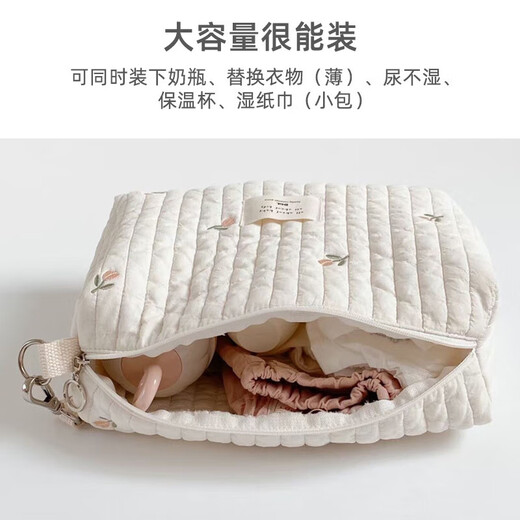 9I9婴儿推车挂包挂袋妈咪包挂钩宝宝姓名牌防丢挂牌遛娃包大容量 推车挂包+挂钩2个+姓名牌2个