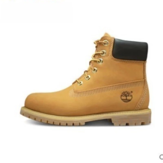 添柏岚（Timberland）防水天伯伦踢不烂头层牛皮大黄靴男女情侣款潮流马丁靴高帮鞋 101 10061W小麦色男靴 40