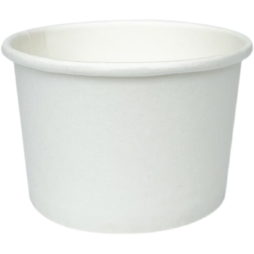 Qiantun disposable cup small mini small tasting cup sauce bowl ice cream paper cup small ingredients paper bowl 110ml white tasting bowl 750 pieces