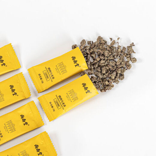 尚南堂海南鹧鸪茶鹧鸪乌龙茶海南特产茶叶伴手礼 迷你小黄罐