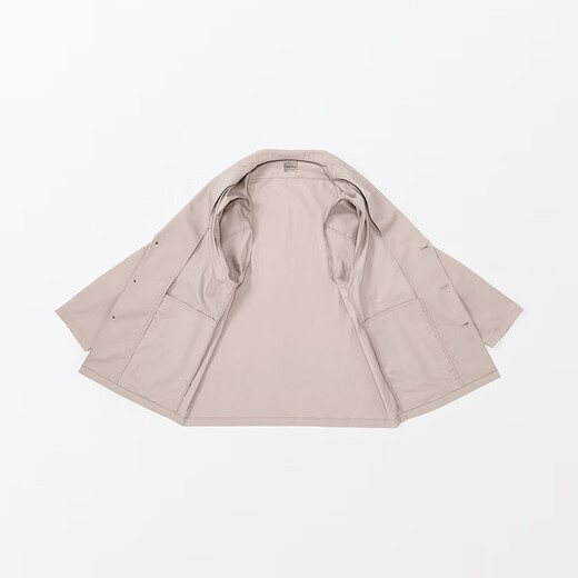 MUJI Men's Jacket Long Sleeve Men's Jacket Men's Spring and Autumn Suit Small Suit AC1W3A4S Light Beige XL (180/104A)