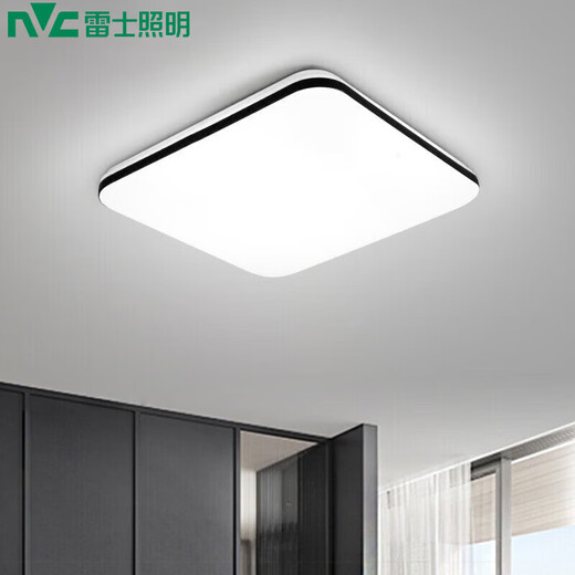 NVC Lighting (NVC) ceiling lamp led ceiling living room lamp modern bedroom study dining room lamp comfortable light square 36W three-tone lighting