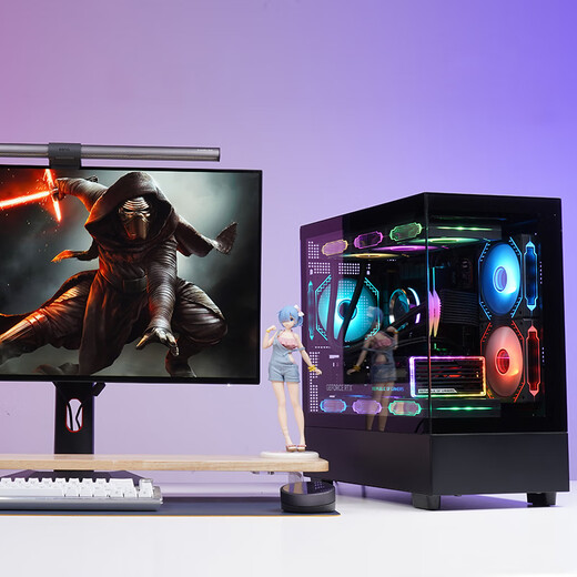 Gigabyte Core 14th generation i9/RX7650GRE/RTX4070/Chicken game e-sports live broadcast design rendering water-cooled desktop complete machine DIY assembly computer host complete set configuration three 14th generation i9丨RTX4060Ti 8G standard configuration