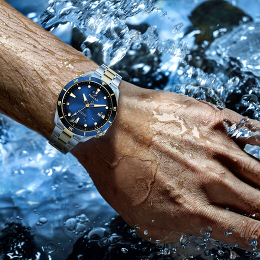 PosCer Watch Men's Steel Celt Automatic mécanical Watch natation National Watch National Watproping Watch Series Gift 6198 CEINTROLE ACTE