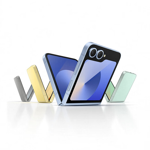 三星Galaxy Z Flip6 国家补贴 AI手机 折叠屏手机 大视野智能外屏 骁龙8 Gen3 双卡 12GB+512GB 青薄荷