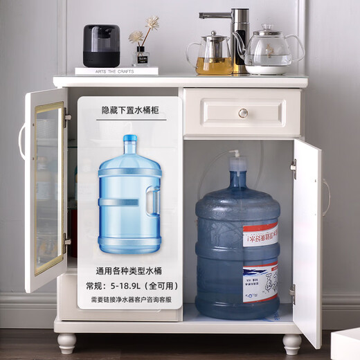 Dispensador de agua de la máquina de té Jinqi para la sala de estar de alta gama Mada de sólido Color de nogal de nogal Hot y caliente Dispensador de agua Integrado Agua Automática Té que traiga Máquina de té NUEVA Capa china 9913 Aislamiento de agua hirviendo y anti-Overflojo