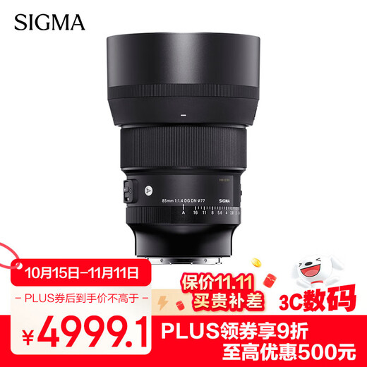 SIGMA Art 85mm F1.4 DG DN full-frame mirrorless large-aperture fixed-focus lens portrait close-up (Sony E-mount)