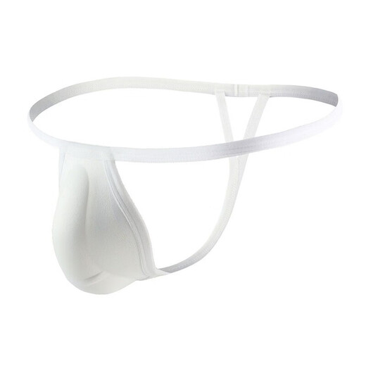 Xueche Herren Sex Tanga u konvexer sexy Umriss Herrenschutzpads mit großer Unterwäsche dünne Gürtel Doppelhose Schlaf Unterwäsche Schwarz Tanga [Privat Lieferung] 1 l [145-190jin [Jin gleich 0,5 kg]]