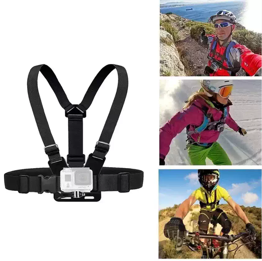 Tian Miaomiao sports camera chest strap palm strap chest fixed shoulder strap shoulder strap riding bracket Mountain Dog Xiaoyi DJI arm strap
