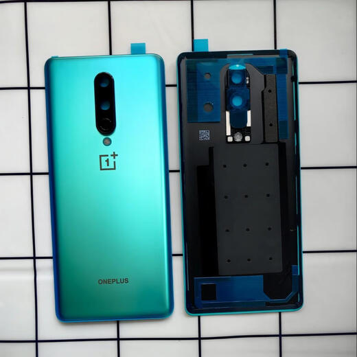 Suitable for 1+8 original glass back cover 1+8pro original rear screen OnePlus 8T battery casing 1+8 Aozora original back cover with frame