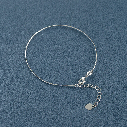 Cicada Yinglu 0.8mm pierced hole extremely fine universal bracelet DIY material string gold beads pearl passepartout bracelet accessories for women 0.8mm - extremely thin bracelet - silver free 2 positioning beads