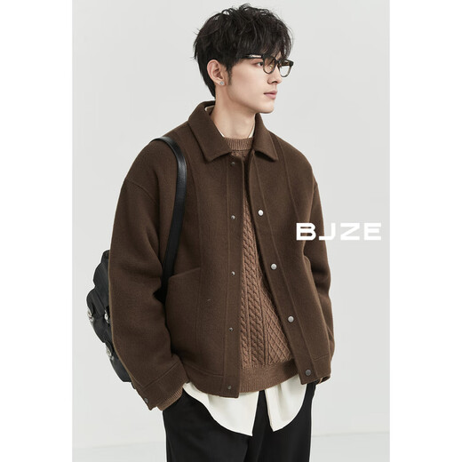 Piaget Zall Camel Wool Customized Wool Double-sided Wool Jacket Men's Commuting Jacket 2024 Autumn and Winter New Z441837 Rainstorm Gray XL 180