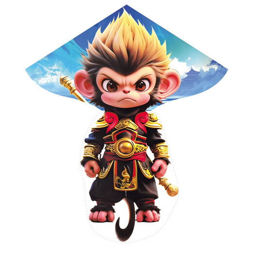 NUEVA POWER Kite's Outkor's Outdoor Gran para adultos Padres para padres e hijos 1.4 metros Devolución de la gran salvia de Wukong Plus de 16 cm Rueda de cristal