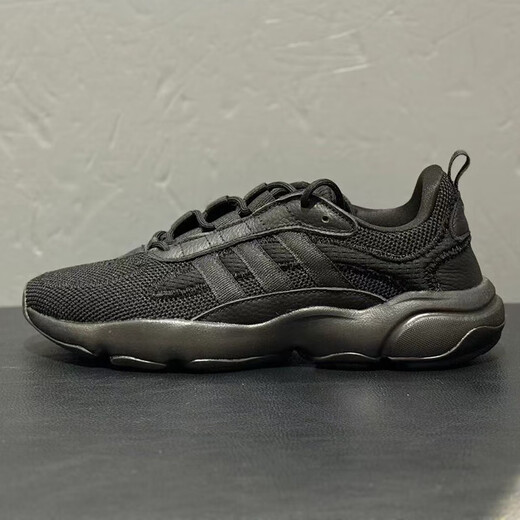Adidas (adidas) Clover men's shoes women's shoes summer sports shoes mesh breathable running shoes retro dad shoes casual shoes JQ3927 JP8237/all black 44