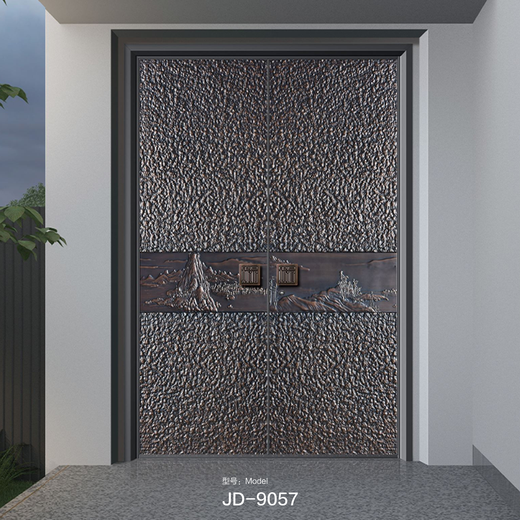 Yingyou high-definition door broken bridge system door armored door non-standard door anti-theft door entry door precision carved cast aluminum double door series All styles and sizes can be customized