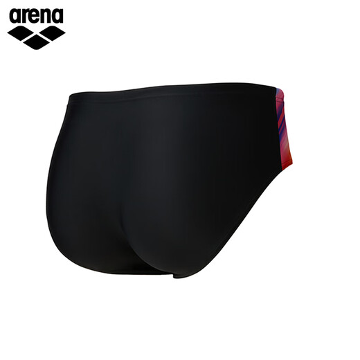 Arena swimsuit men's briefs professional sports fitness elastic anti-embarrassment spa men's purple gradient (MLT) XL